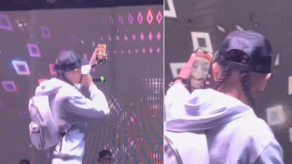 Videochiamata al concerto dal carcere, indagato Baby Gang 1 baby gang niko pandetta chiamata palco