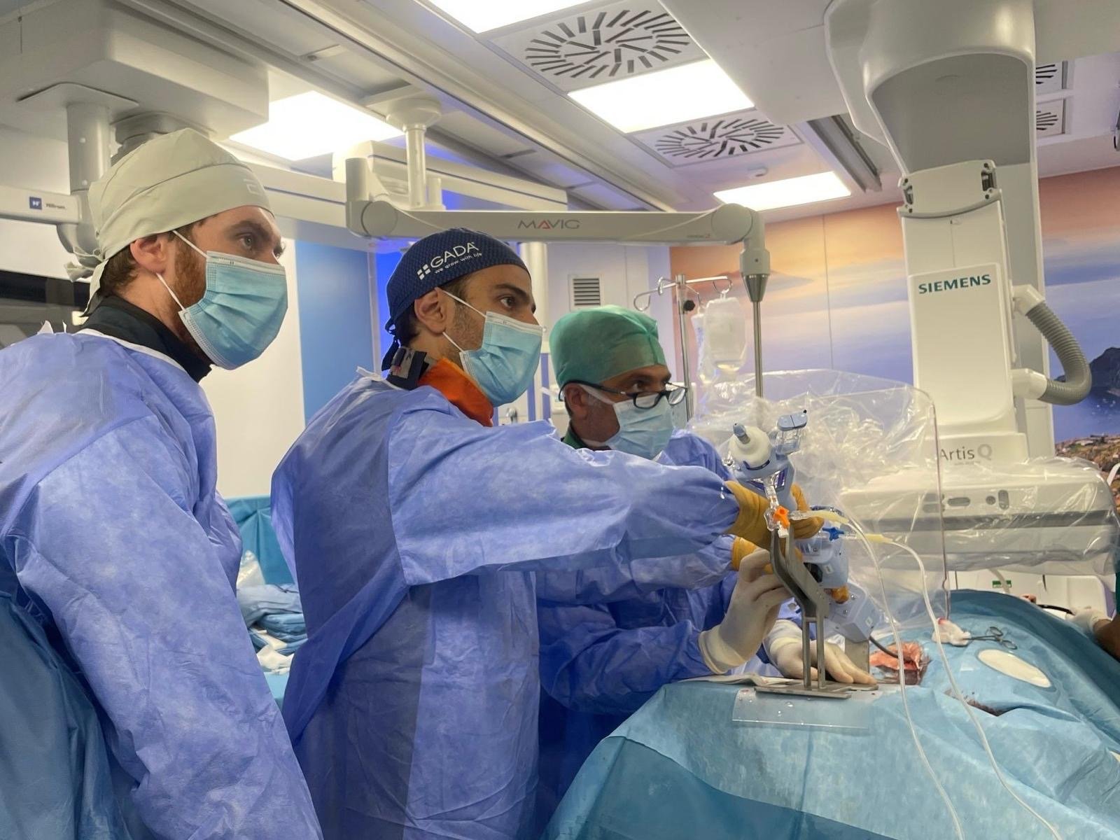 équipe cardiologia a lavoro