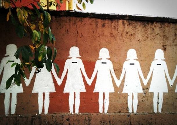 Femminicidio murales Legnano