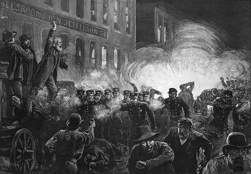 Primo Maggio: Decostruzione Critica di un Emblema Storico-Sociale. Una Storia Sindacale 2 rivolta di chicago