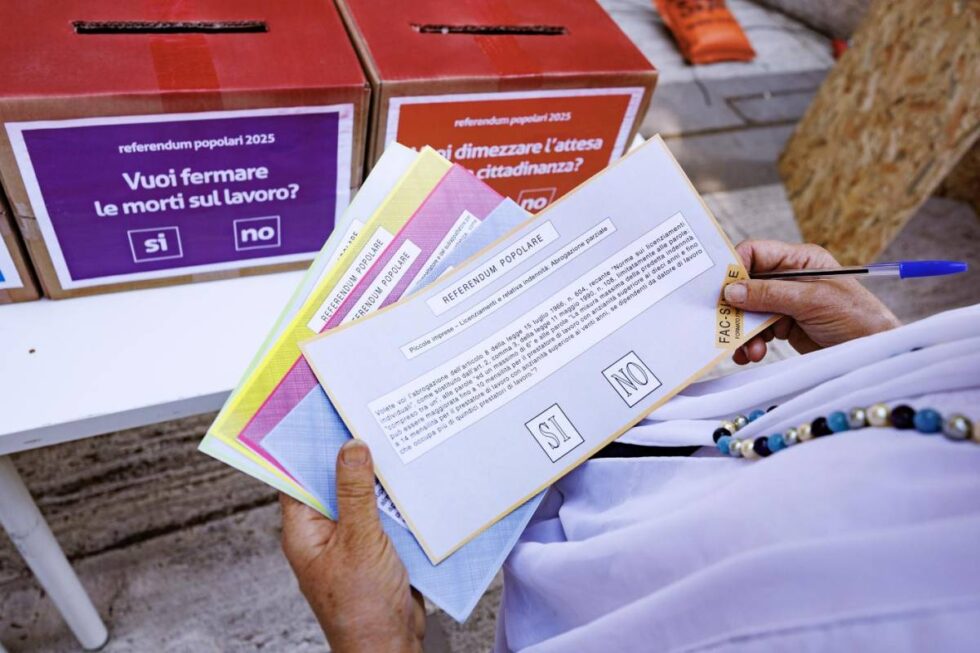 Referendum 2025: Avviate stamani le operazioni di voto nei seggi elettorali 1 referendum