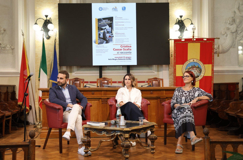 Cristina Cassar Scalia all'Università di Messina per il Premio Troisi: "Vanina tornerà prima di Natale" 3 Cristina Cassar Scalia all'Università di Messina per il Premio Troisi