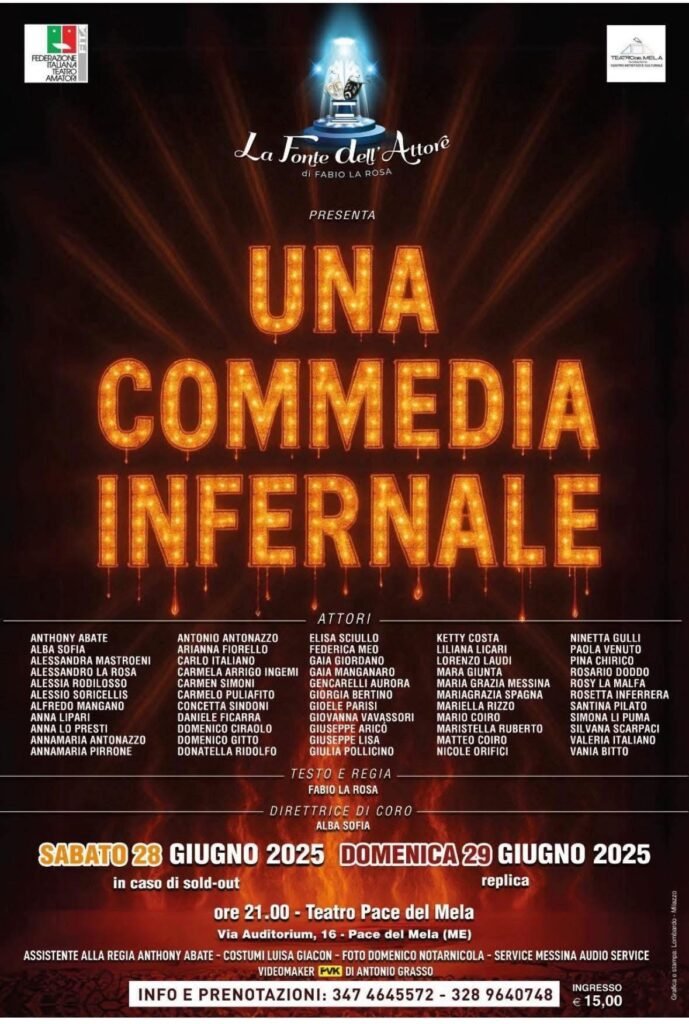 Fabio La Rosa porta l'Inferno a teatro: il pubblico protagonista di "Una Commedia Infernale" 4 WhatsApp Image 2025 06 19 at 13.05.51