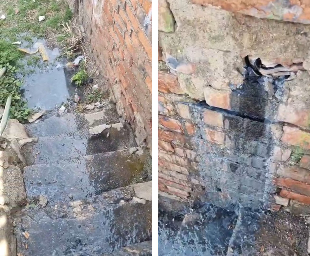 fogna a grotte - foto Pagano