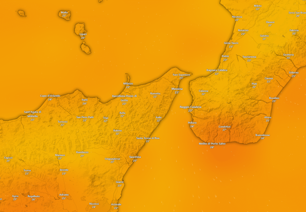 Meteo, Messina Respira: tregua dal gran caldo, Arrivano venti più freschi 1 9 giugno temperature