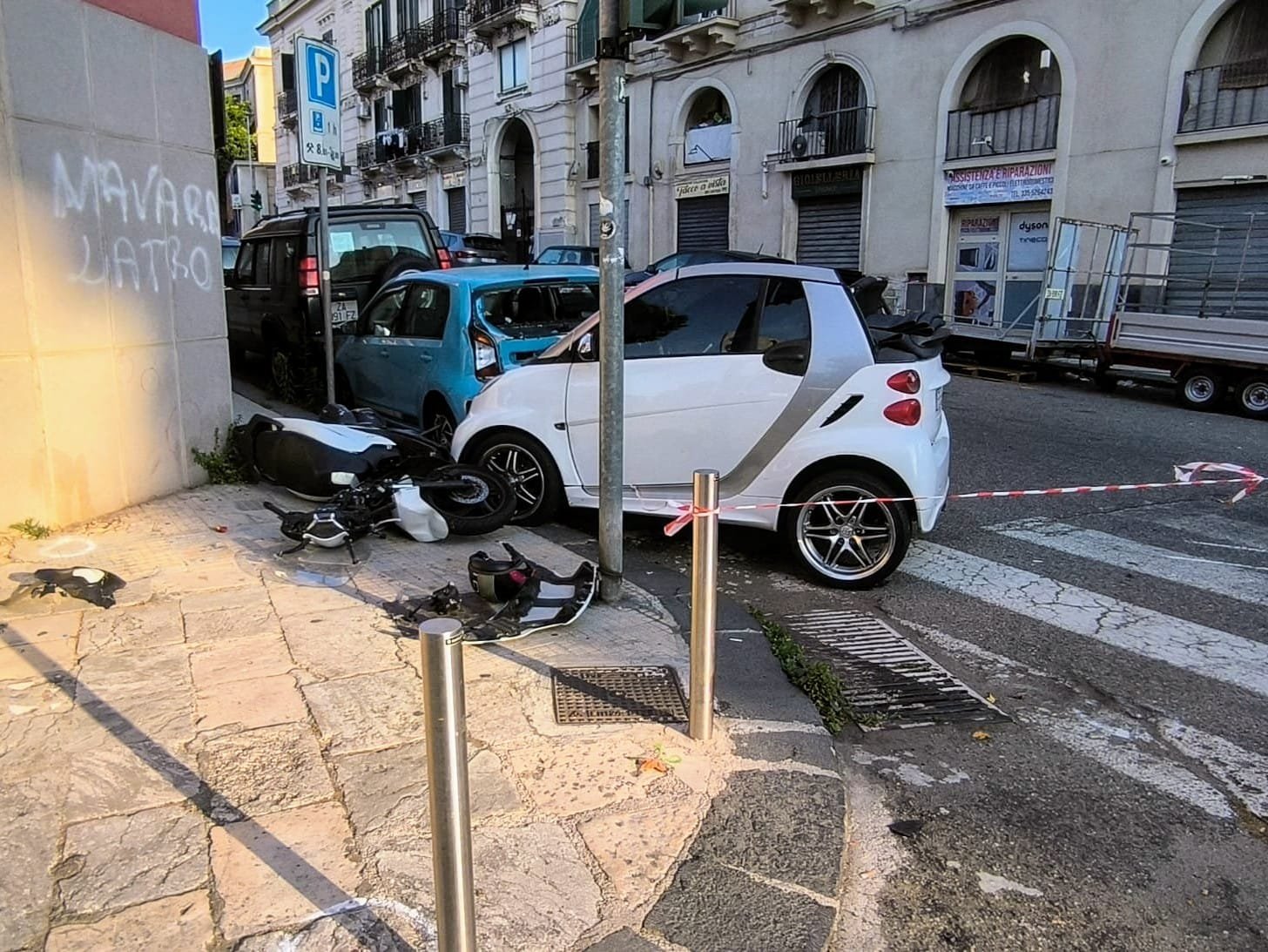 incidente mortale via cicala garibaldi