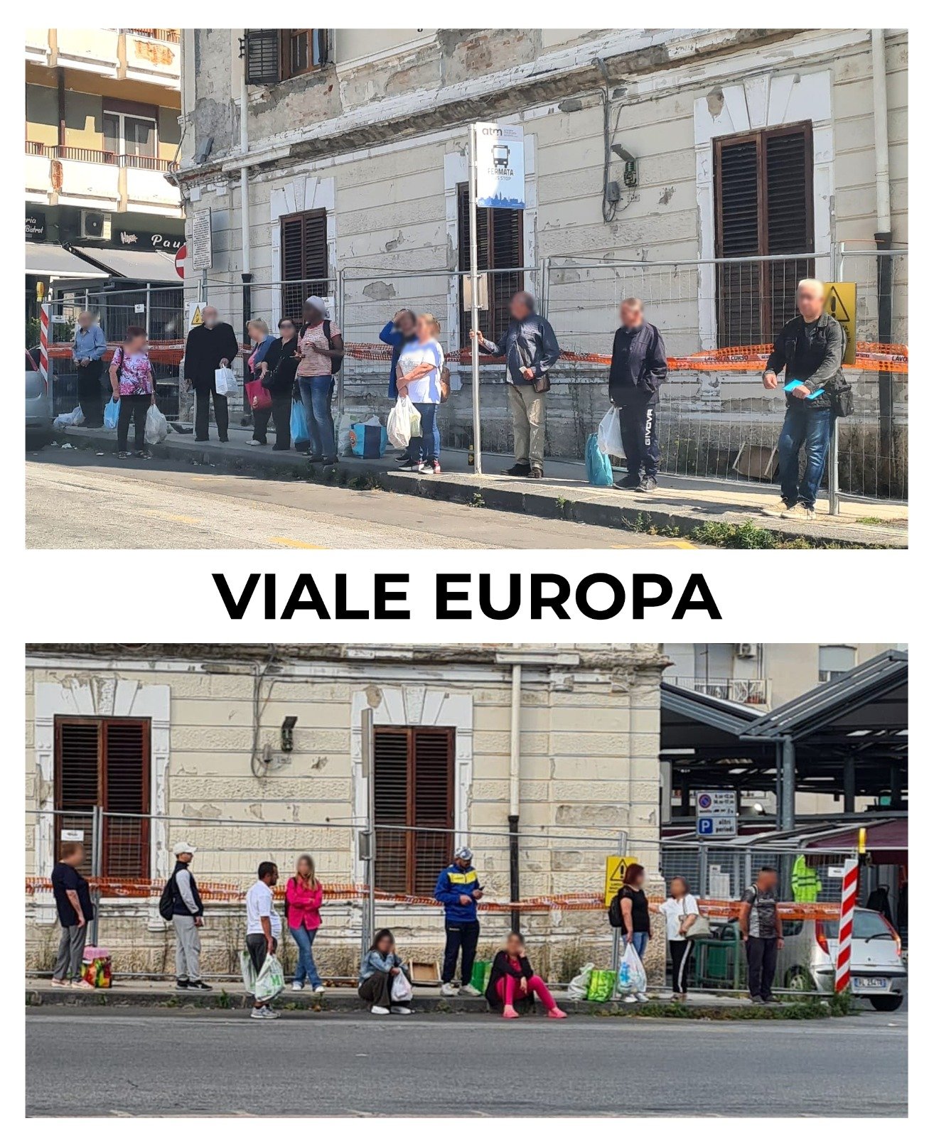 Fermata bus della vergogna sul Viale Europa - Geraci (M5S) : “Arrivano buone notizie” 4 fermata atm viale europa