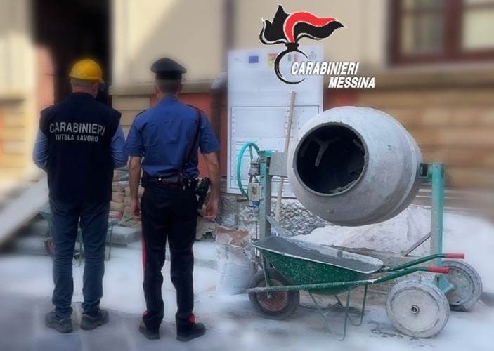 Carabinieri lavoro cantieri