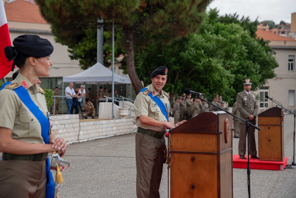 Il Ten.Col. Emanuela Alessandra Scuderi 