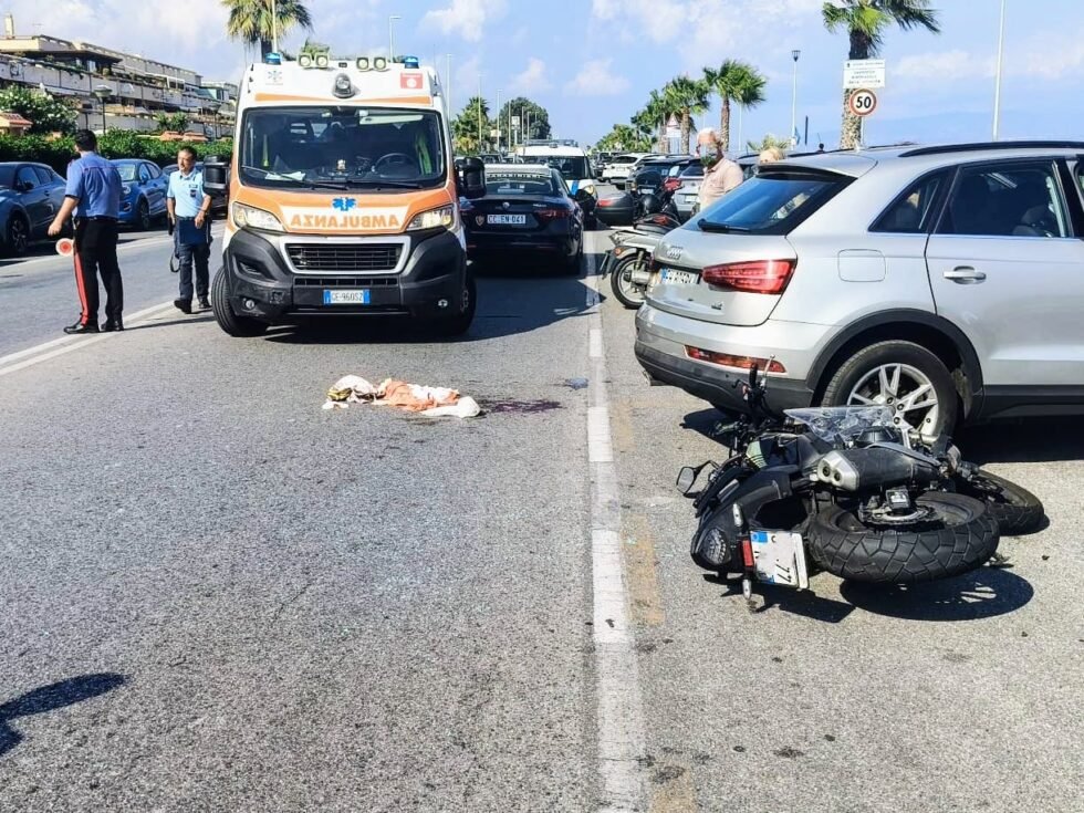 Incidente a Santa Margherita. In codice rosso uno motociclista 1 IMG 20250822 WA0022