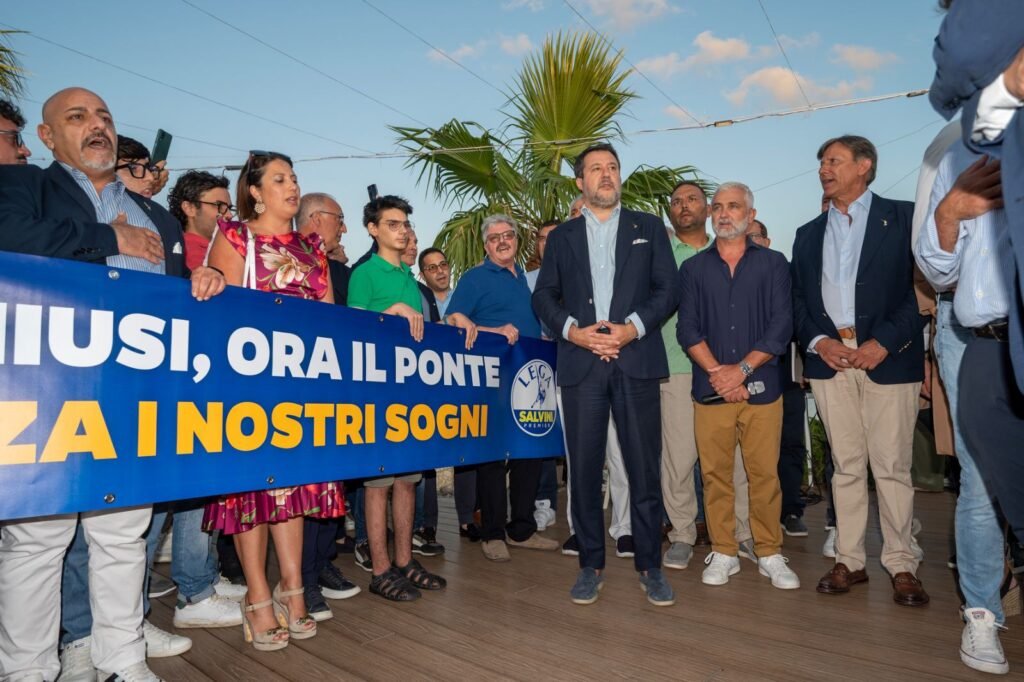 Salvini a Messina per il ponte, nota del senatore Germanà 4 Salvini 4