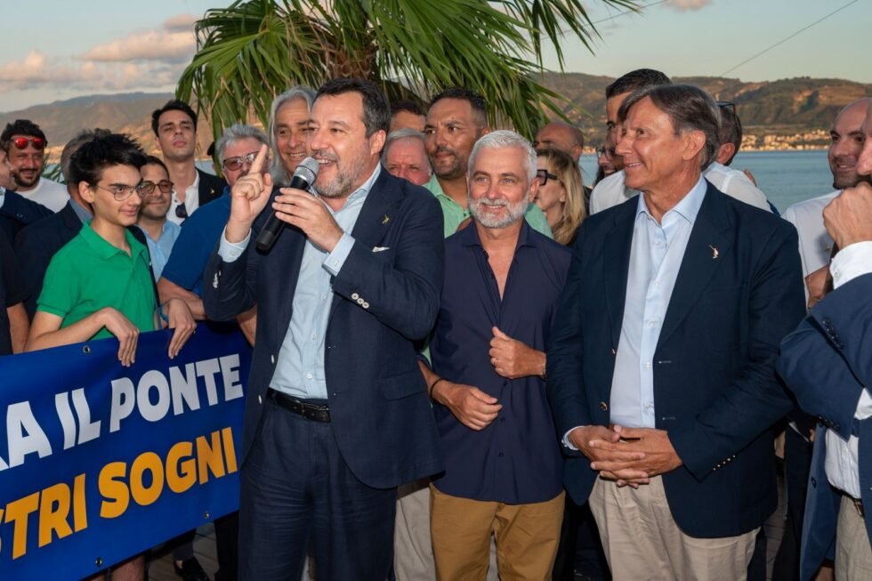 Salvini a Messina per il ponte, nota del senatore Germanà 1 Salvini 5
