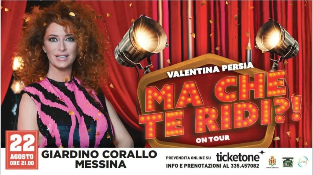 Valentina Persia incanta e diverte: “Ma che te ridi” arriva a Messina il 22 agosto 3 Valentina Persia