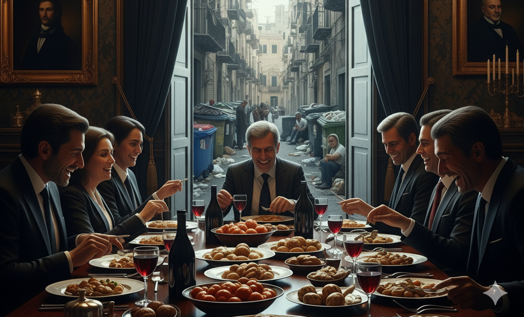 abbuffata politica misery