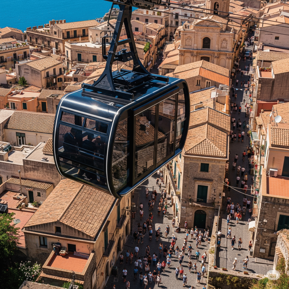 Aria fritta a 135mila euro: a Taormina si progetta una funivia "astrale" per il futuro 1 funivia