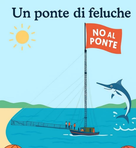 Il "NO" delle Feluche al Ponte: manifestazione lunedì 11 agosto a Torre Faro 3 image 4