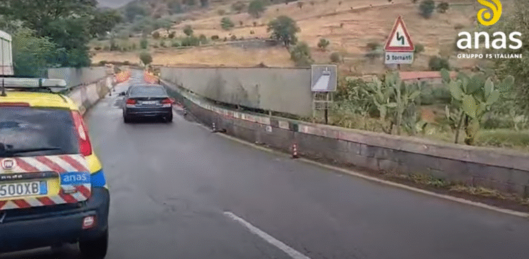 ANAS RIAPRE IL PONTE SAN GIULIANO A RANDAZZO