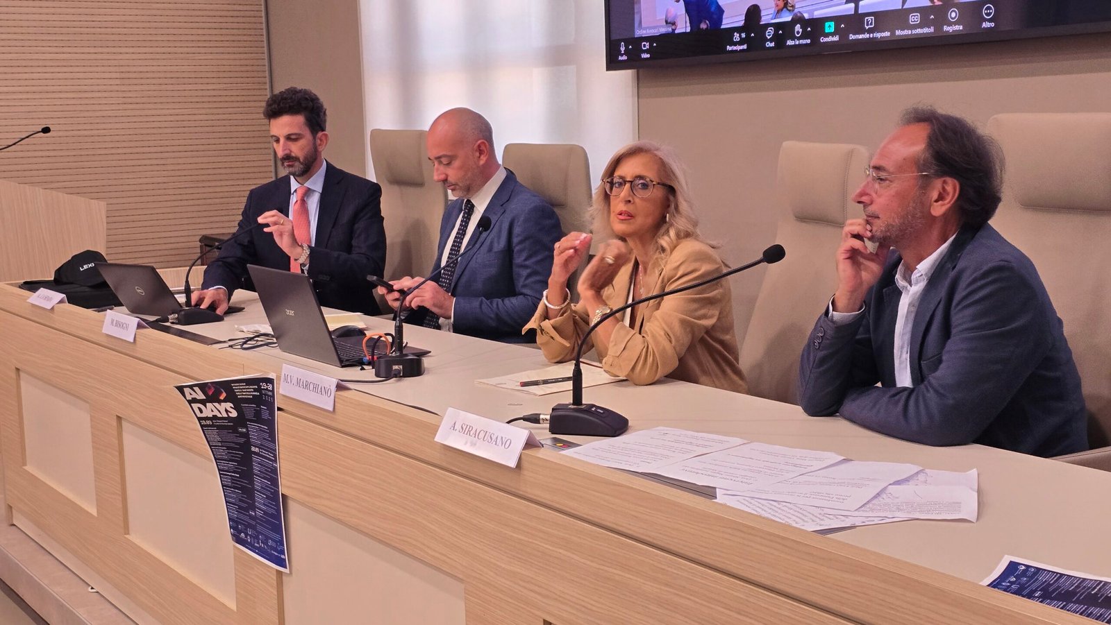 L'Algoritmo in Toga: scorciatoia per la giustizia o pericolo per gli innocenti? Mentre balla 1 miliardo di euro, se ne è discusso all'AI Days di UNIME 3 AI Days 3 scaled