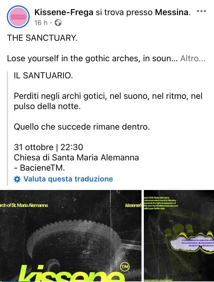 La follia dell'Alemanna? "Kissene" e alcol nella Chiesa? Il Comune concede, poi (forse) revocherà 5 572979354 2292860251174433 5647861065677921616 n
