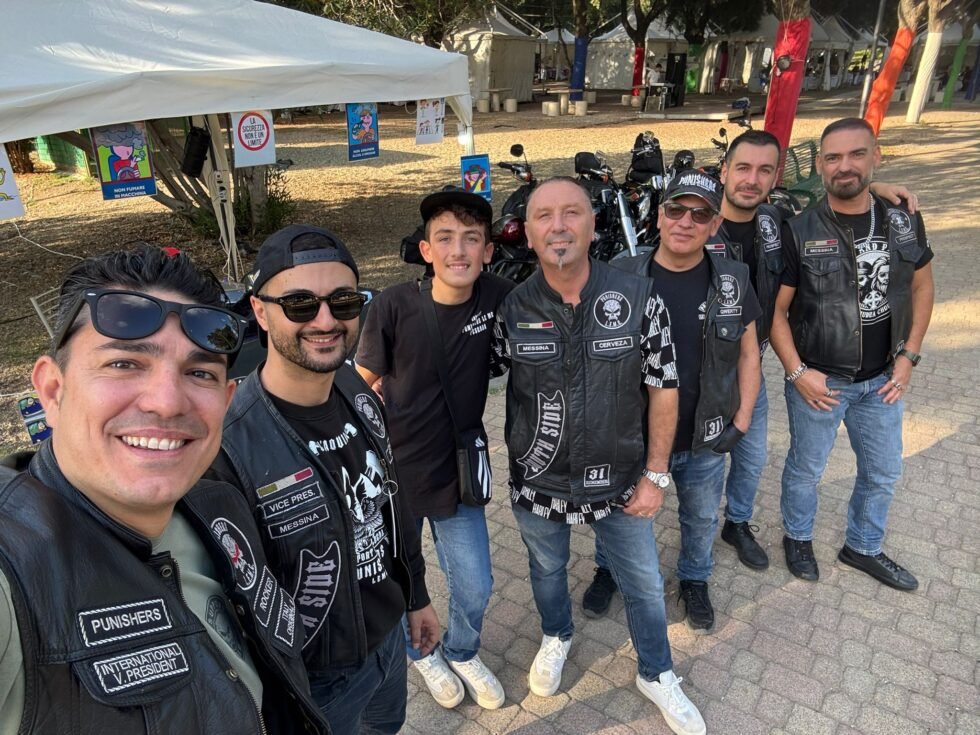 I Punishers LE MC Messina all’Oktoberfest di Villa Dante: sicurezza stradale e passione Harley 1 Punishers