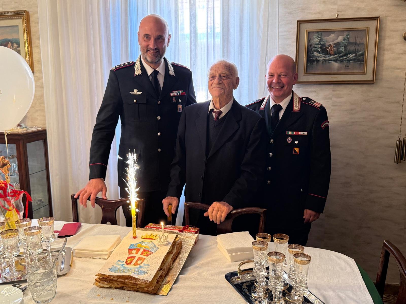 appuntato Mazzone 104 anni