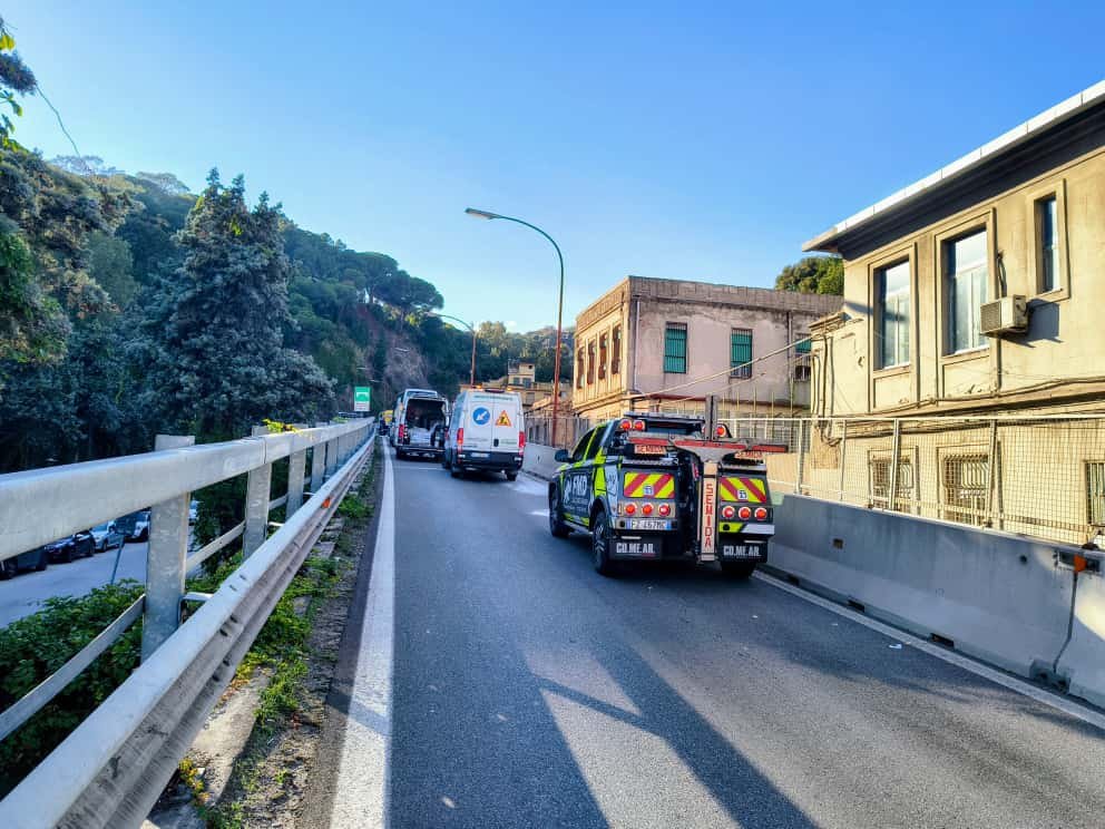 CAOS SUL VIALE BOCCETTA, BUS IN PANNE PARALIZZA LA CITTÀ 5 boccetta svincolo bus
