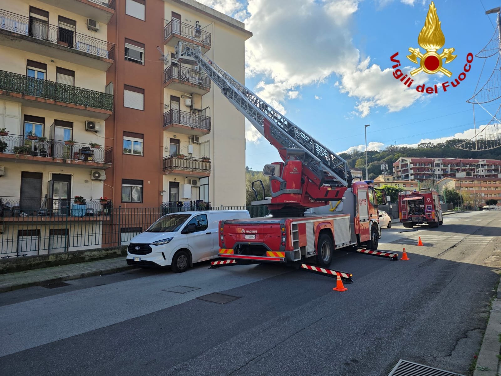 Incendio appartamento Minissale VVFF