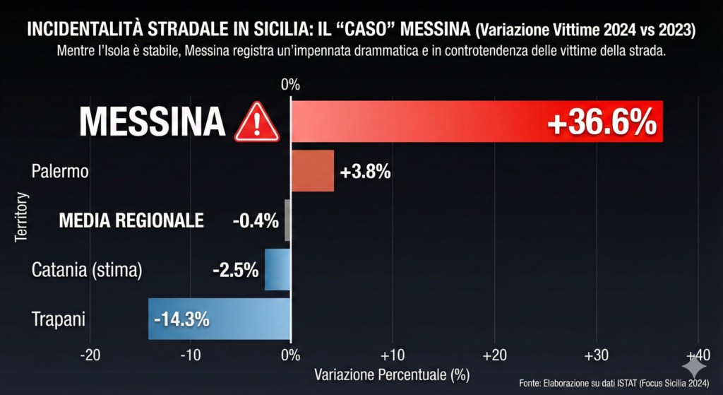 grafico mortalita messina incidenti