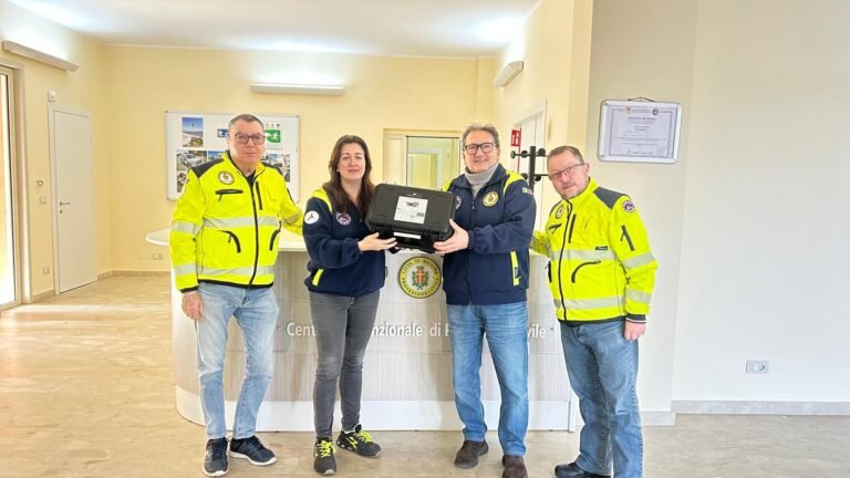 Drone donato a Protezione civile Messina