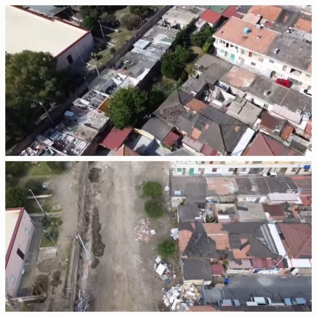 Risanamento Messina, demolita l’ultima baracca di via Ennio Quinto: sorgerà un asse viario. Schifani: «Lavoro di squadra per cambiare la città» 5 Demolizioni Via Taormina Messina 4