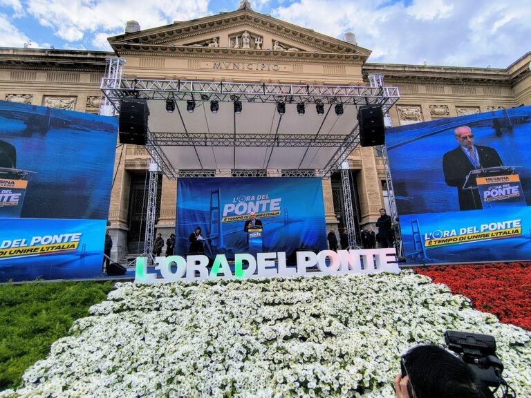 SICILIA; PONTE STRETTO: GERMANÀ (LEGA), UNA GRANDE MANIFESTAZIONE DI POPOLO PER DIRE SÌ AL PONTE SULLO STRETTO, VOGLIAMO CHIUDERE LEGISLATURA CON UN ANNO DI CANTIERE APERTO