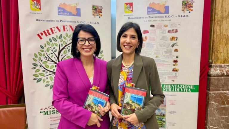 Stili di vita sani: presentato al Comune di Messina il libro “La Dieta Siciliana va a Scuola”.