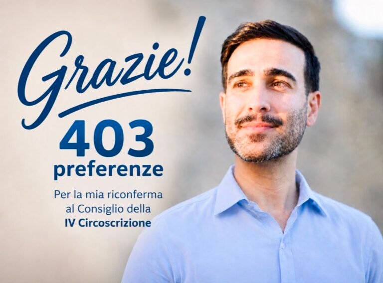 IV Circoscrizione, Gabriele Ferrante riconfermato: «Premiato il lavoro sul campo, adesso si riparte»