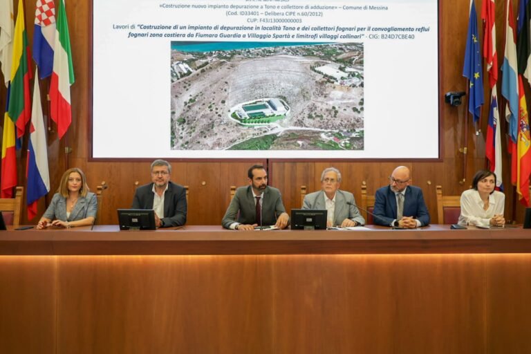 Messina, presentato a Palazzo Zanca il progetto del nuovo depuratore di Tono