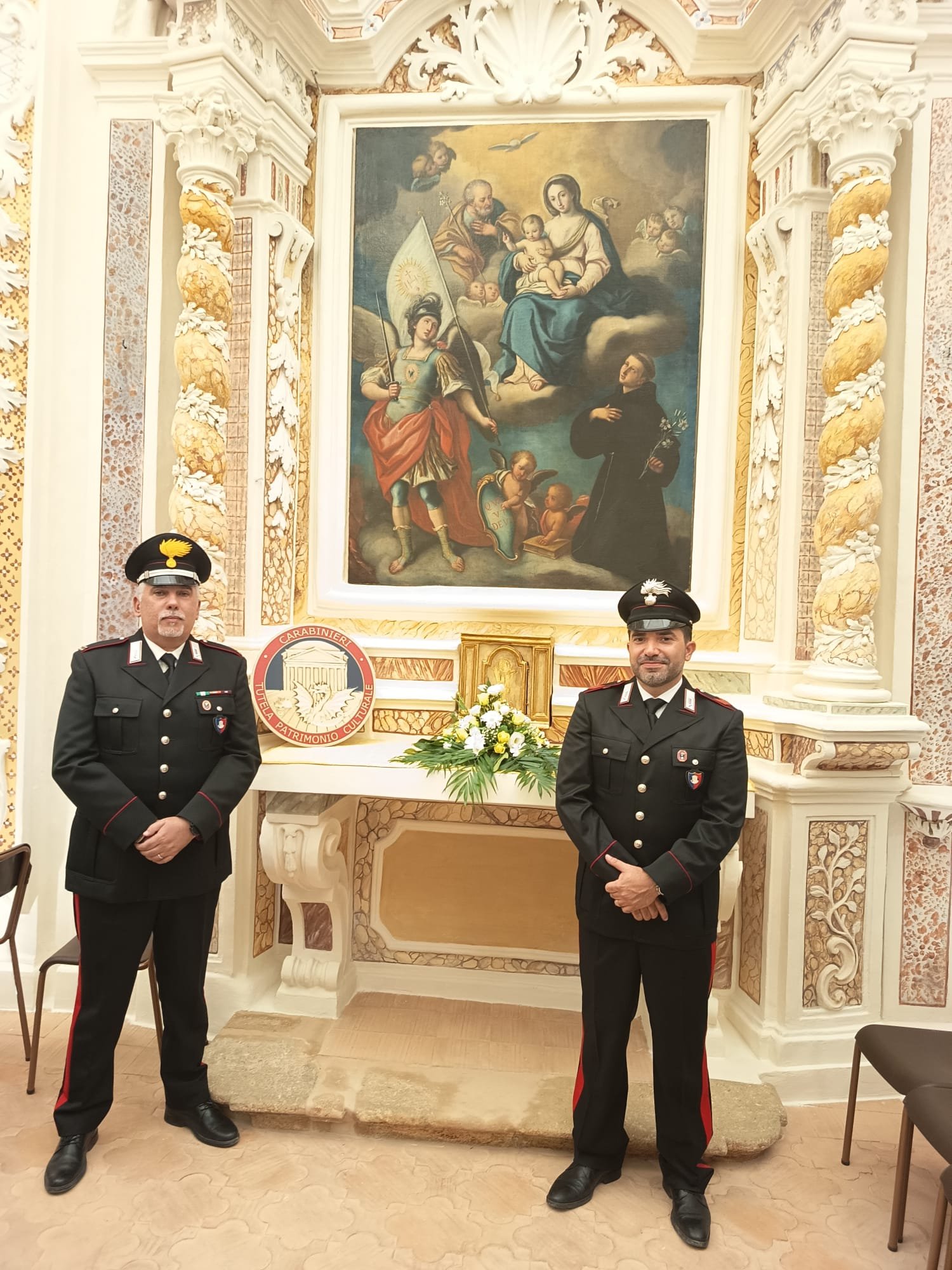 Rometta, i Carabinieri TPC restituiscono alla Chiesa di San Domenico un dipinto rubato nel 1988