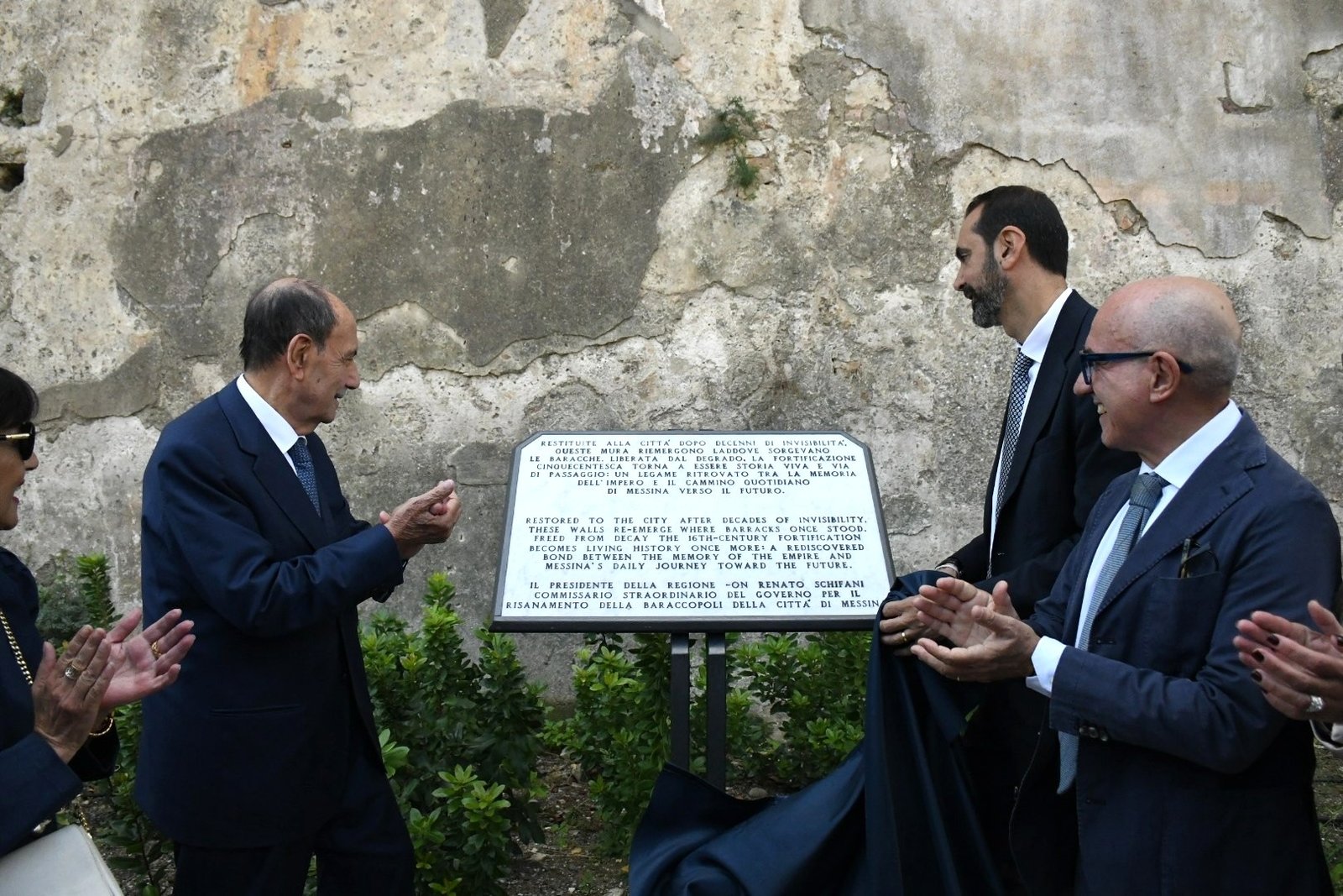 Messina, Schifani visita le aree risanate di via Macello Vecchio e Fondo Basile