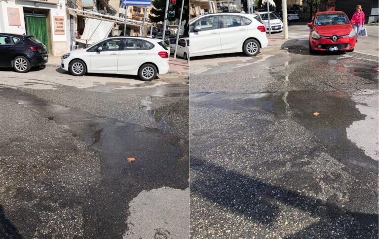 Fiume in strada e rubinetti a secco: disagi al Villaggio Svizzero, ma l'Amam tace