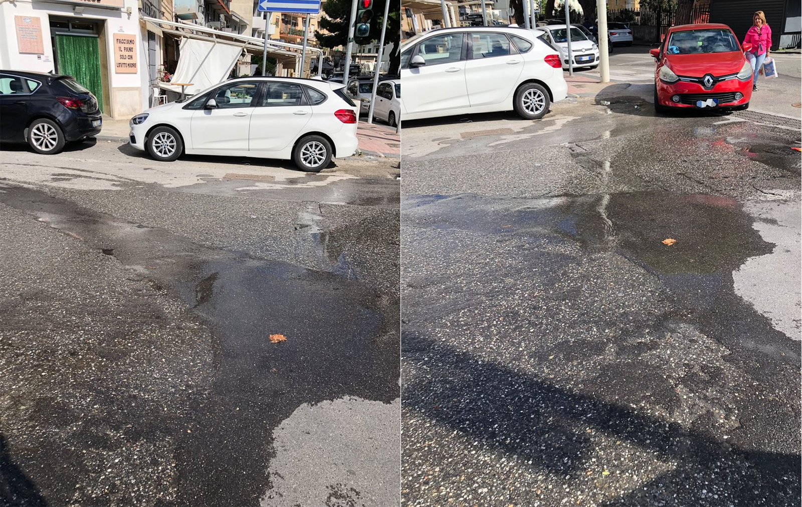 Fiume in strada e rubinetti a secco: disagi al Villaggio Svizzero, ma l'Amam tace
