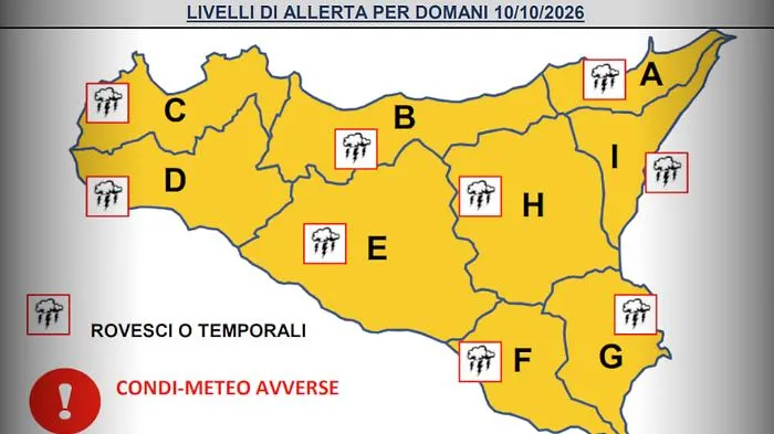 Maltempo al Sud, scatta l'allerta arancione in quattro regioni. In Sicilia timore per le supercelle dopo il tornado di Marsala